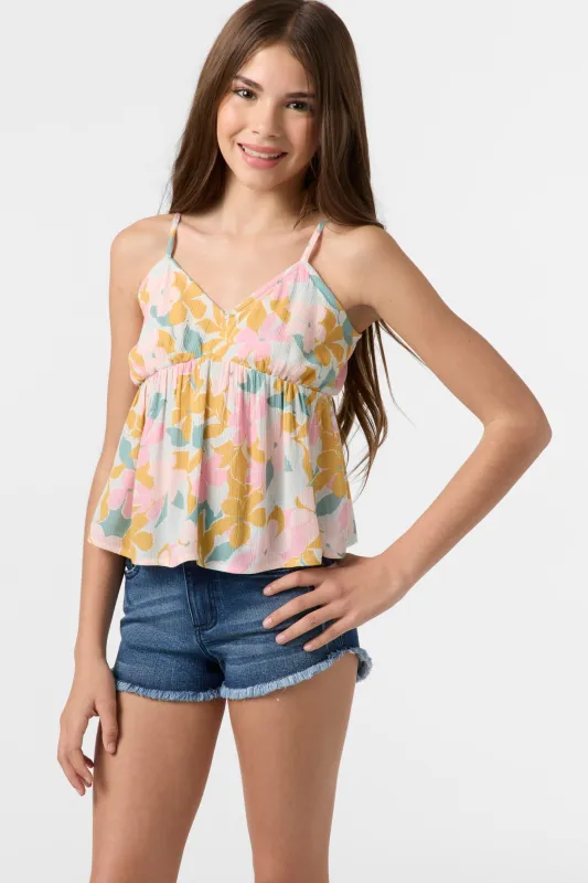GIRL'S VANNA SLEEVELESS TOP made by O'Neill