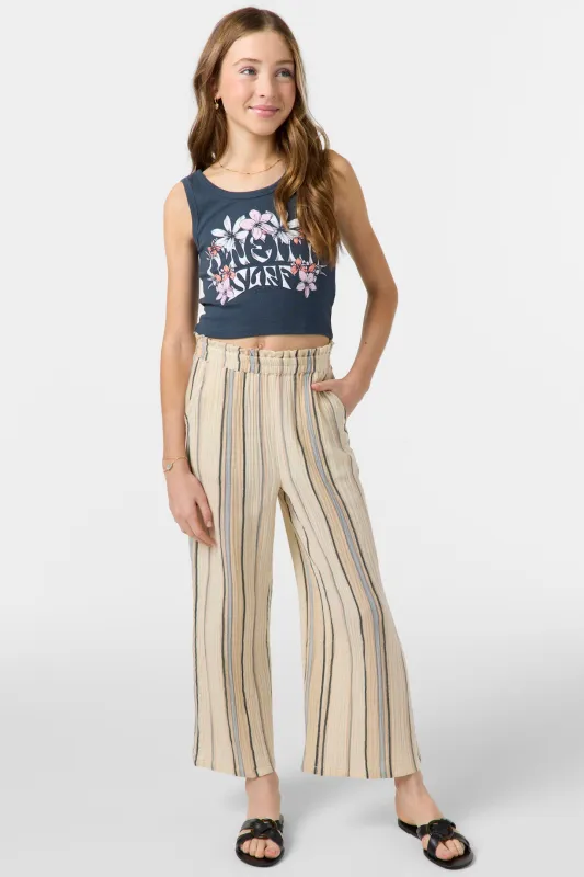 Girl's Carlita Jacey Stripe Pants sold by O'Neill