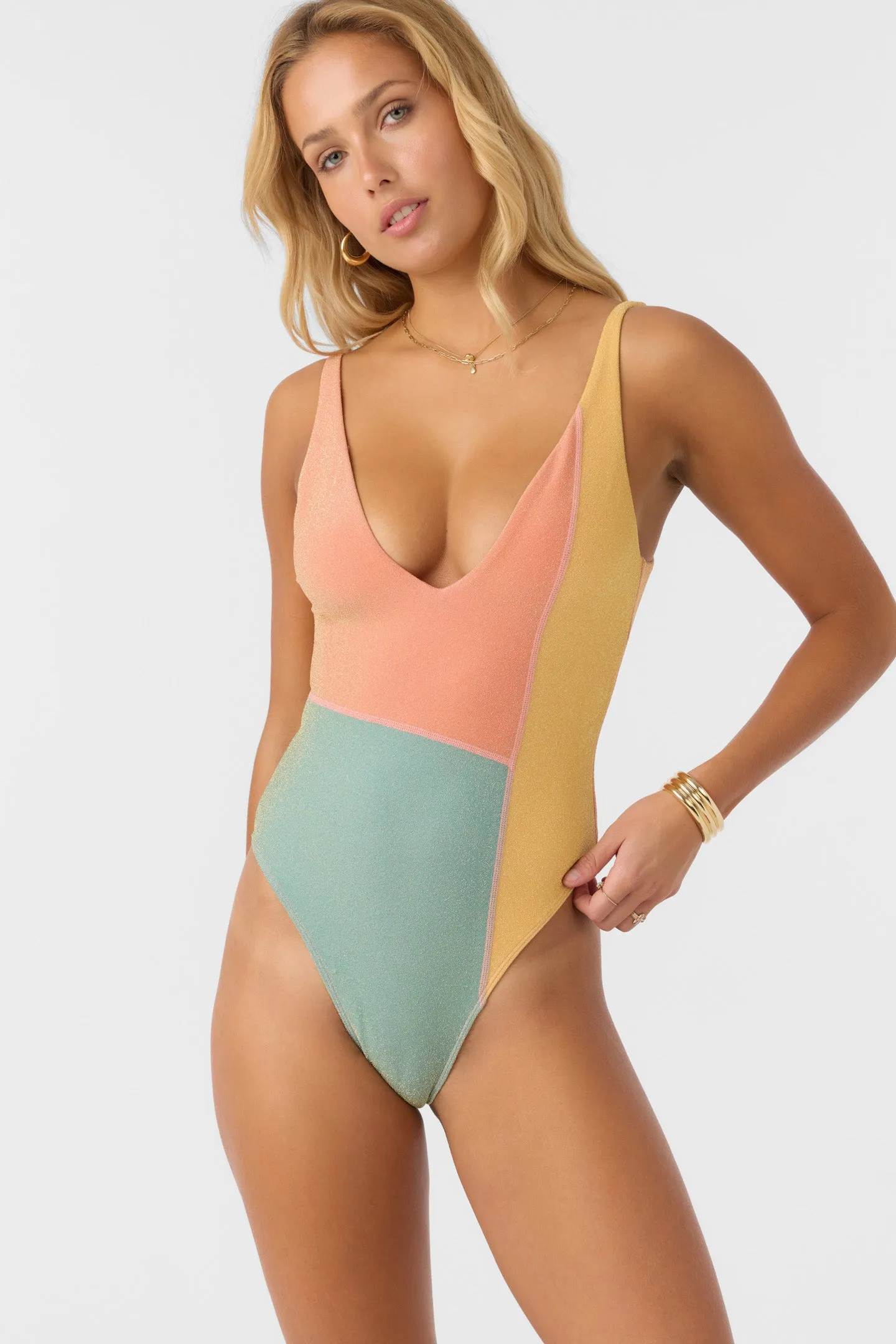 Mirage Colorblock Edgewater One-Piece sold by O'Neill