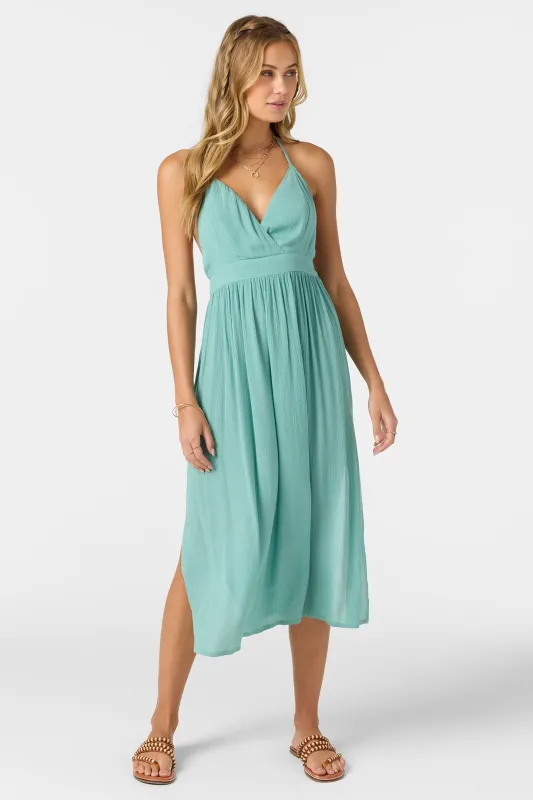 Annalisa Solid Midi Dress sold by O'Neill