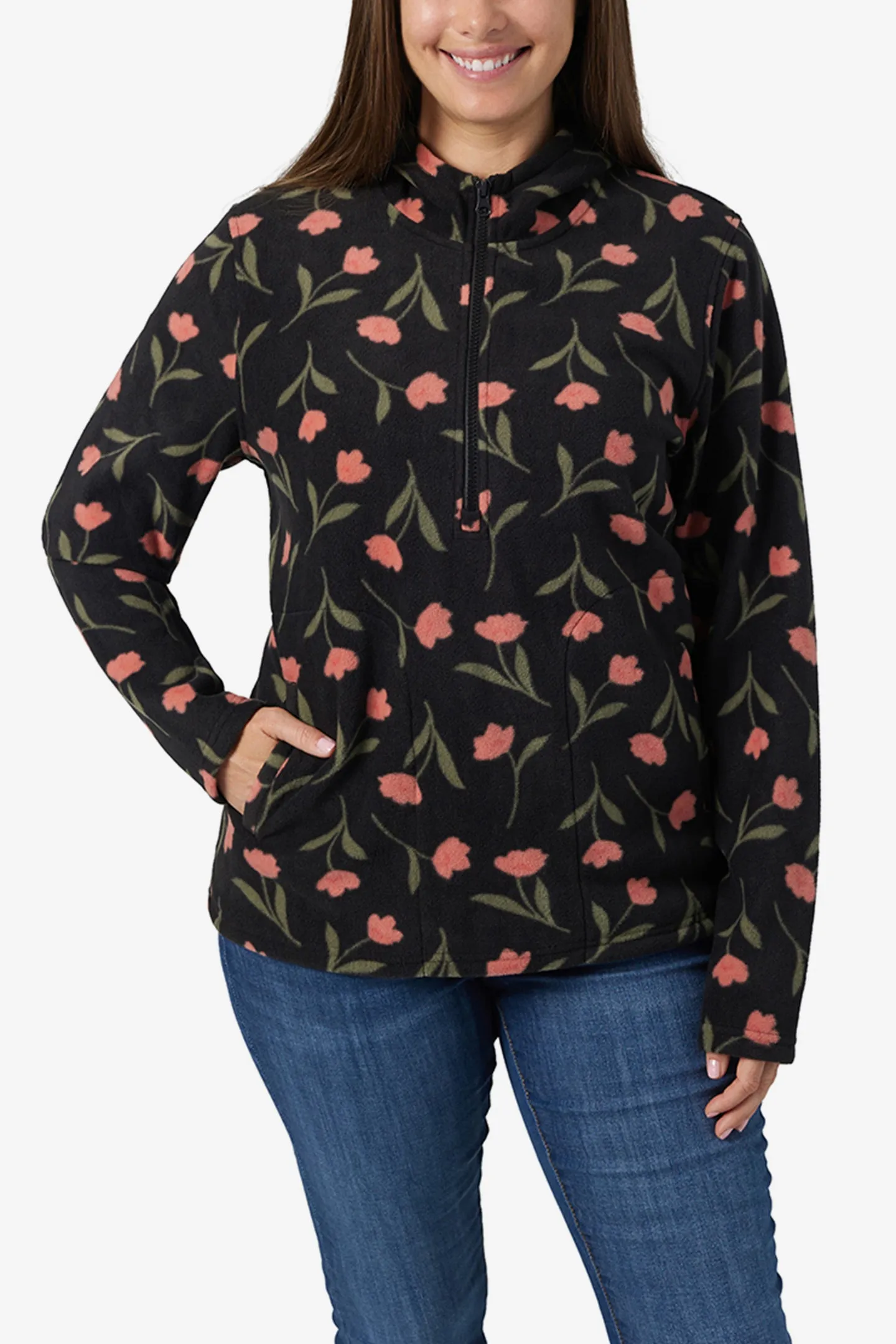 JOSIE HALF-ZIP HOODIE sold by O'Neill