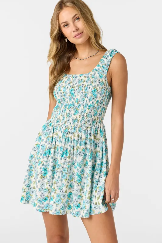 ADELLE COASTAL FLORAL MINI DRESS sold by O'Neill