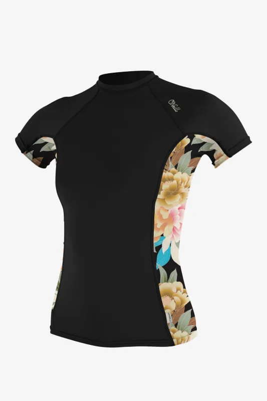 WOMEN'S PRINT S/S RASHGUARD sold by O'Neill