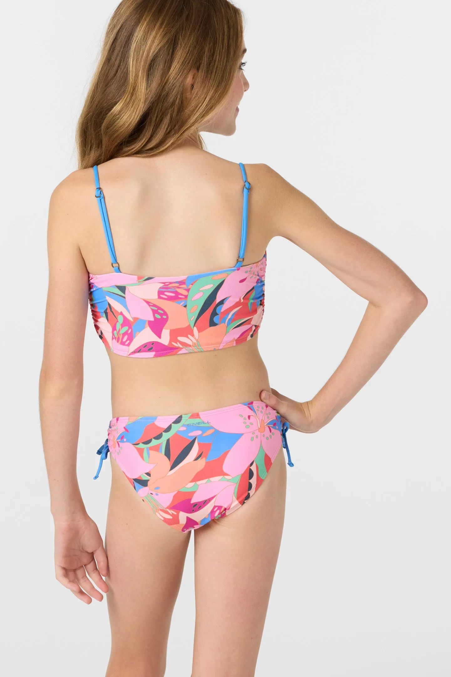 Girl's Cabana Floral Ruched Bralette Top Set sold by O'Neill product image thumbnail 2