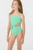 GIRL'S DAWNBREAK RIB KNOT FRONT ONE-PIECE sold by O'Neill