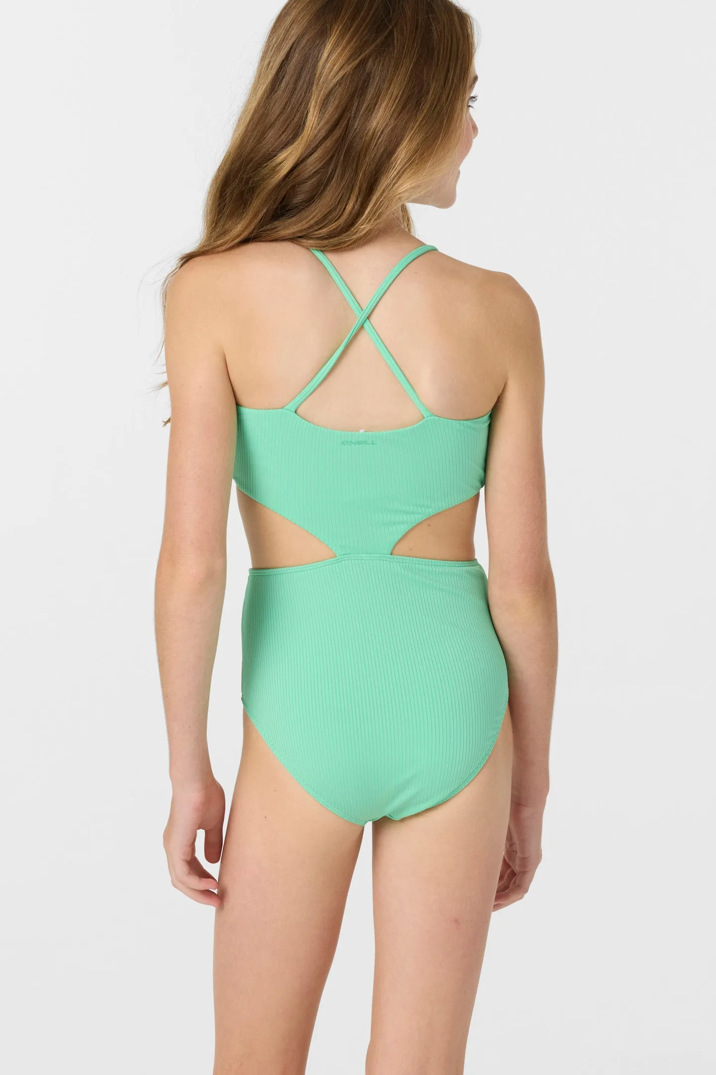 Girl's Dawnbreak Rib Knot Front One-Piece sold by O'Neill product image thumbnail 2