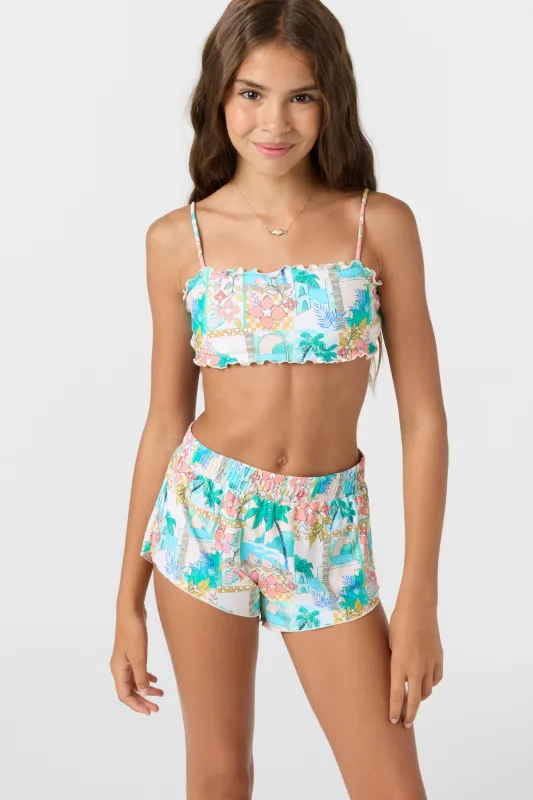 GIRL'S CRUISING PRINTED 2" ELASTIC BOARDSHORTS sold by O'Neill