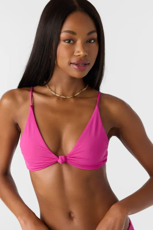 Saltwater Solids Pismo Bralette Top sold by O'Neill