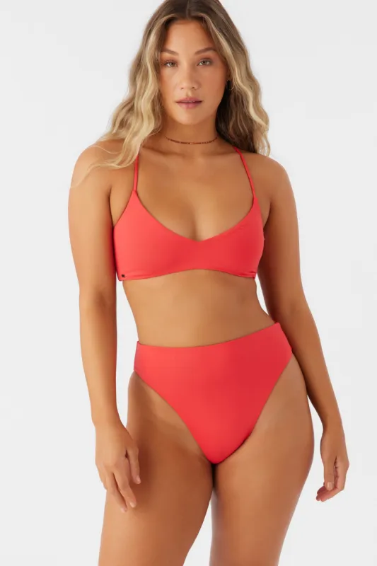SALTWATER SOLIDS HUNTINGTON BRALETTE TOP sold by O'Neill