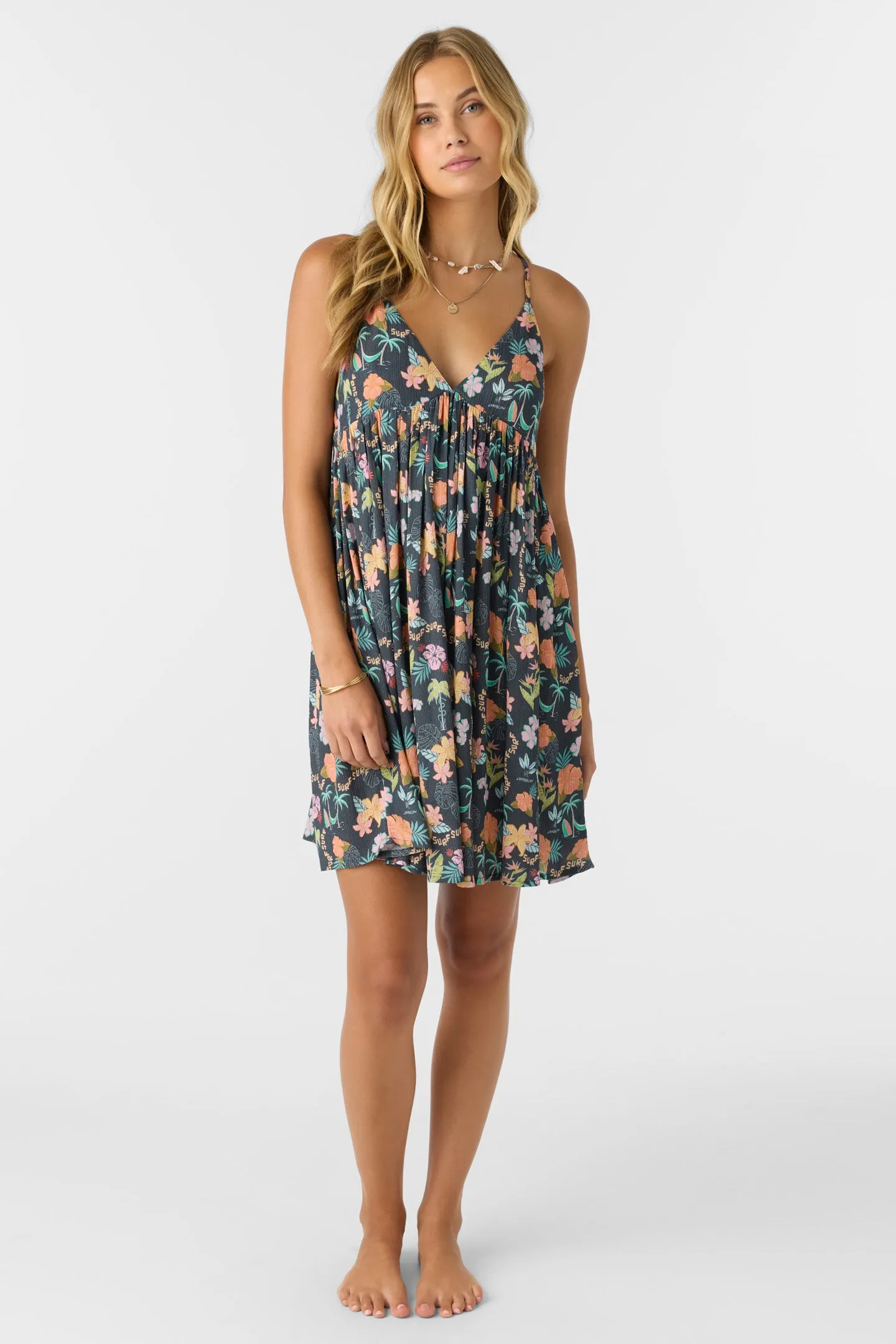 Loindaflow Mel Mini Printed Dress sold by O'Neill product image thumbnail 4