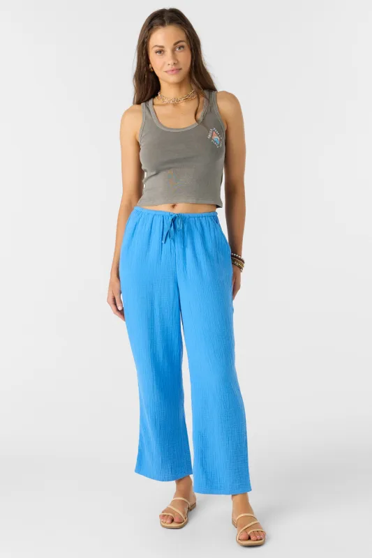 Brenda Crinkle Double Gauze Beach Pants sold by O'Neill