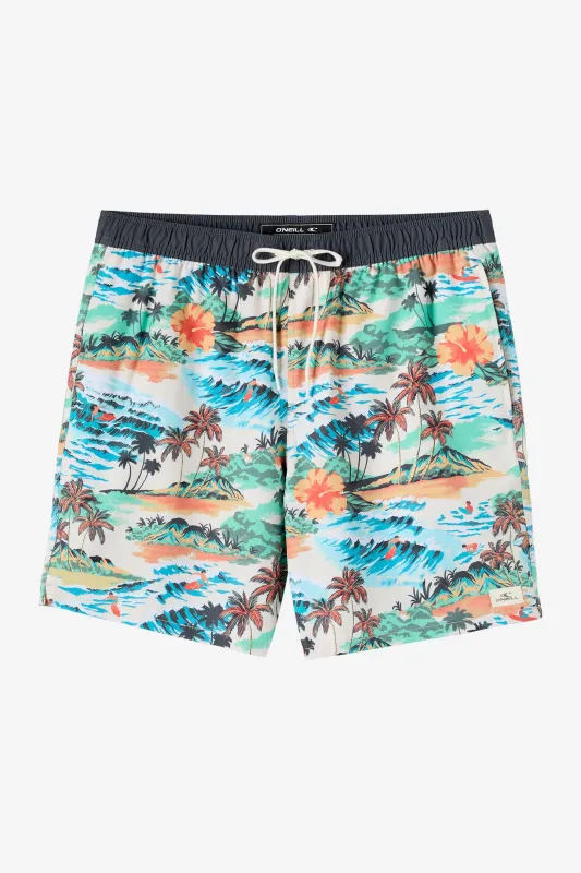 HERMOSA ELASTIC WAIST LINED 17" SWIM TRUNKS sold by O'Neill