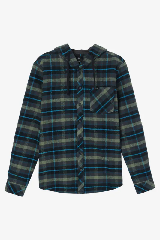 CLAYTON HOOD LONG SLEEVE SHIRT made by O'Neill