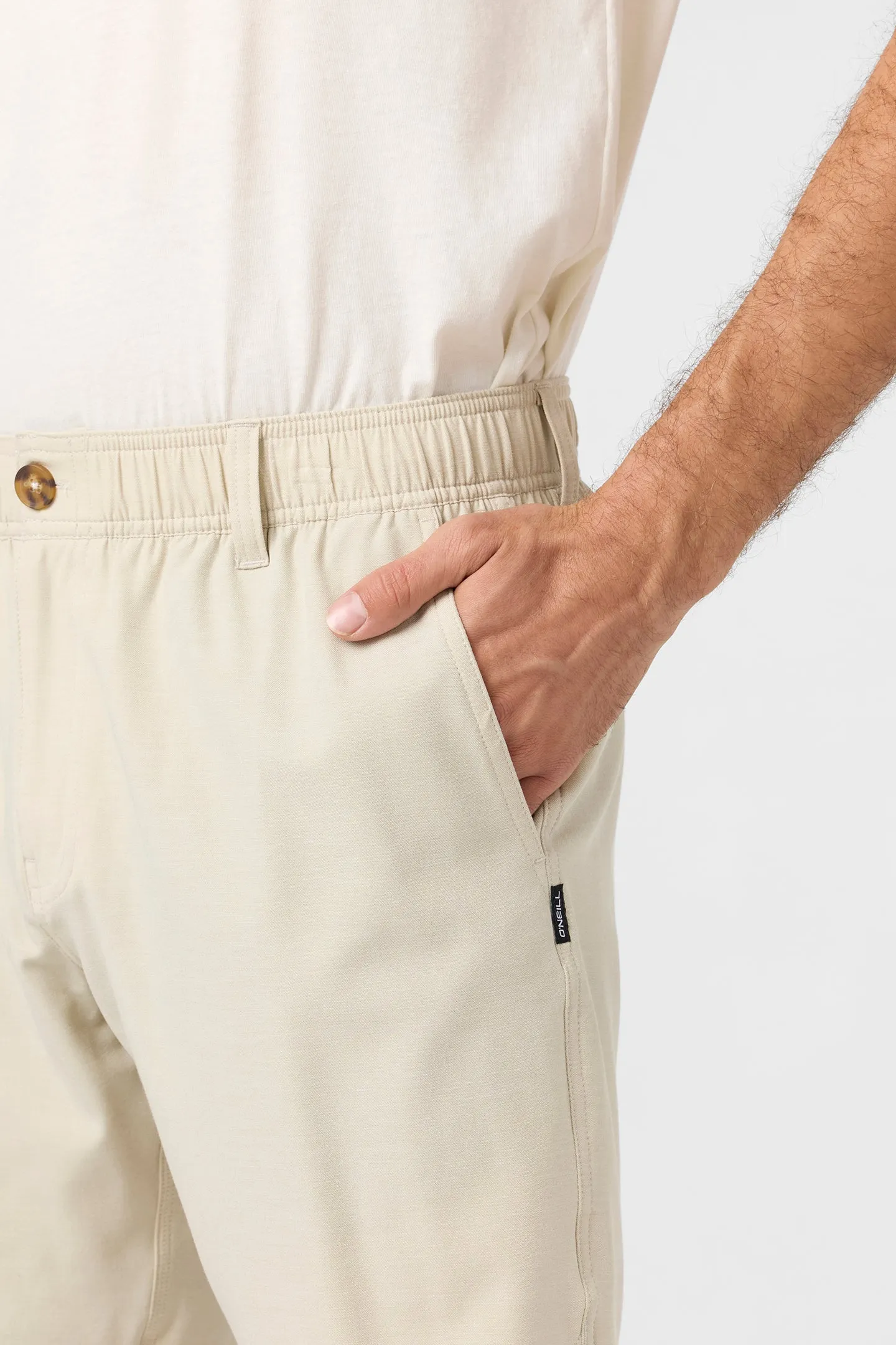 Reserve Light Check Scallop Elastic Waist 18" Hybrid Shorts sold by O'Neill product image thumbnail 5
