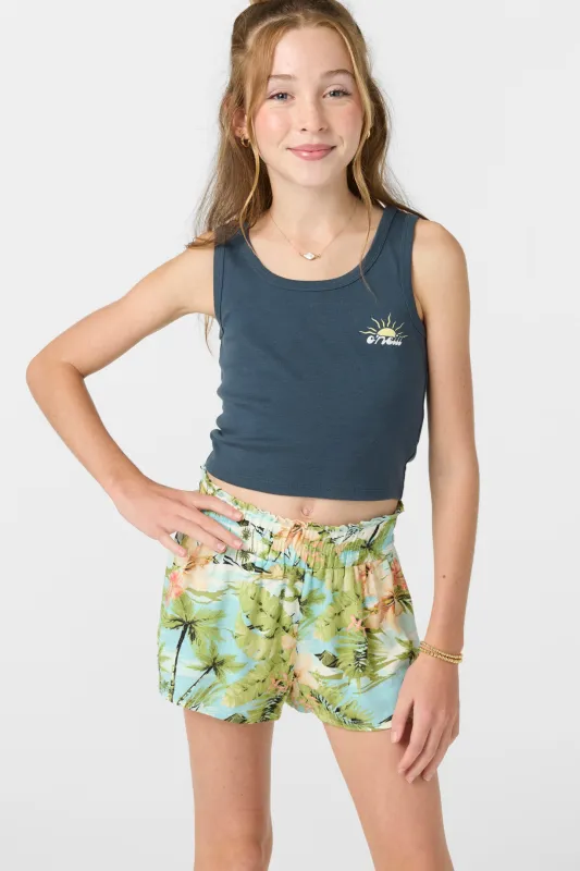 Girl's Gabi Tropical Beach Shorts sold by O'Neill