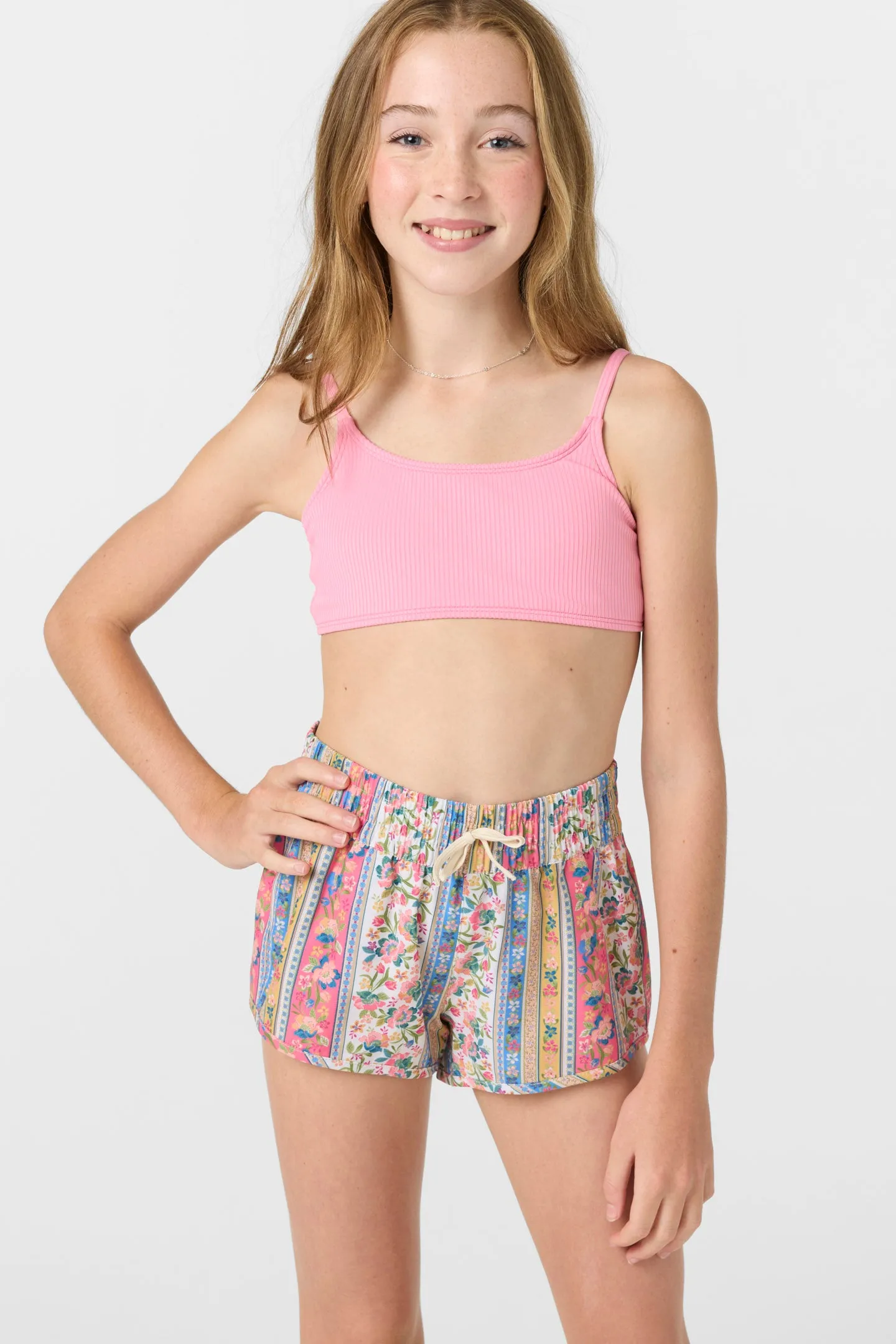 Girl's Balboa Printed 2" Elastic Boardshorts sold by O'Neill