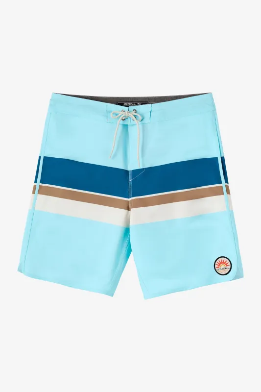 Boy's Cruzer Stripe Scallop 16" Boardshorts sold by O'Neill
