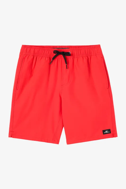 Boy's Lennox Hermosa Solid Volley 16" Swim Trunks sold by O'Neill