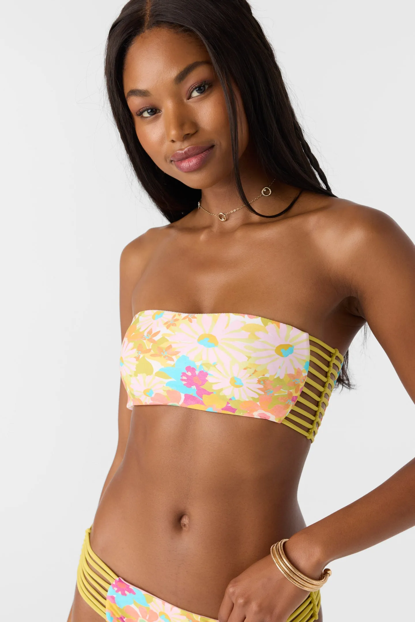 Brasilia Floral Bells Bandeau Top sold by O'Neill