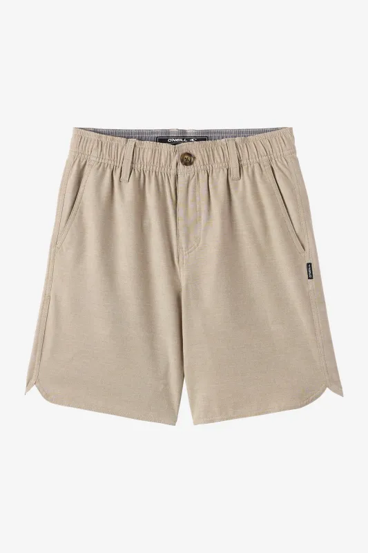 RESERVE LIGHT CHECK SCALLOP 16" HYBRID SHORTS sold by O'Neill