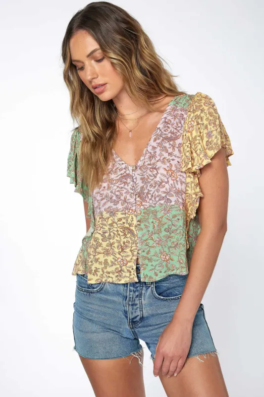MAGGY FLORAL TOP sold by O'Neill