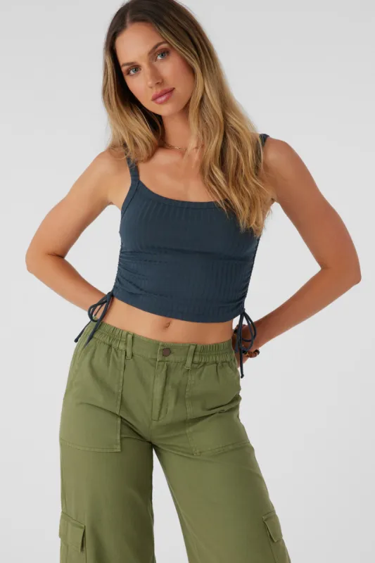 NADIA RIB KNIT TANK TOP sold by O'Neill