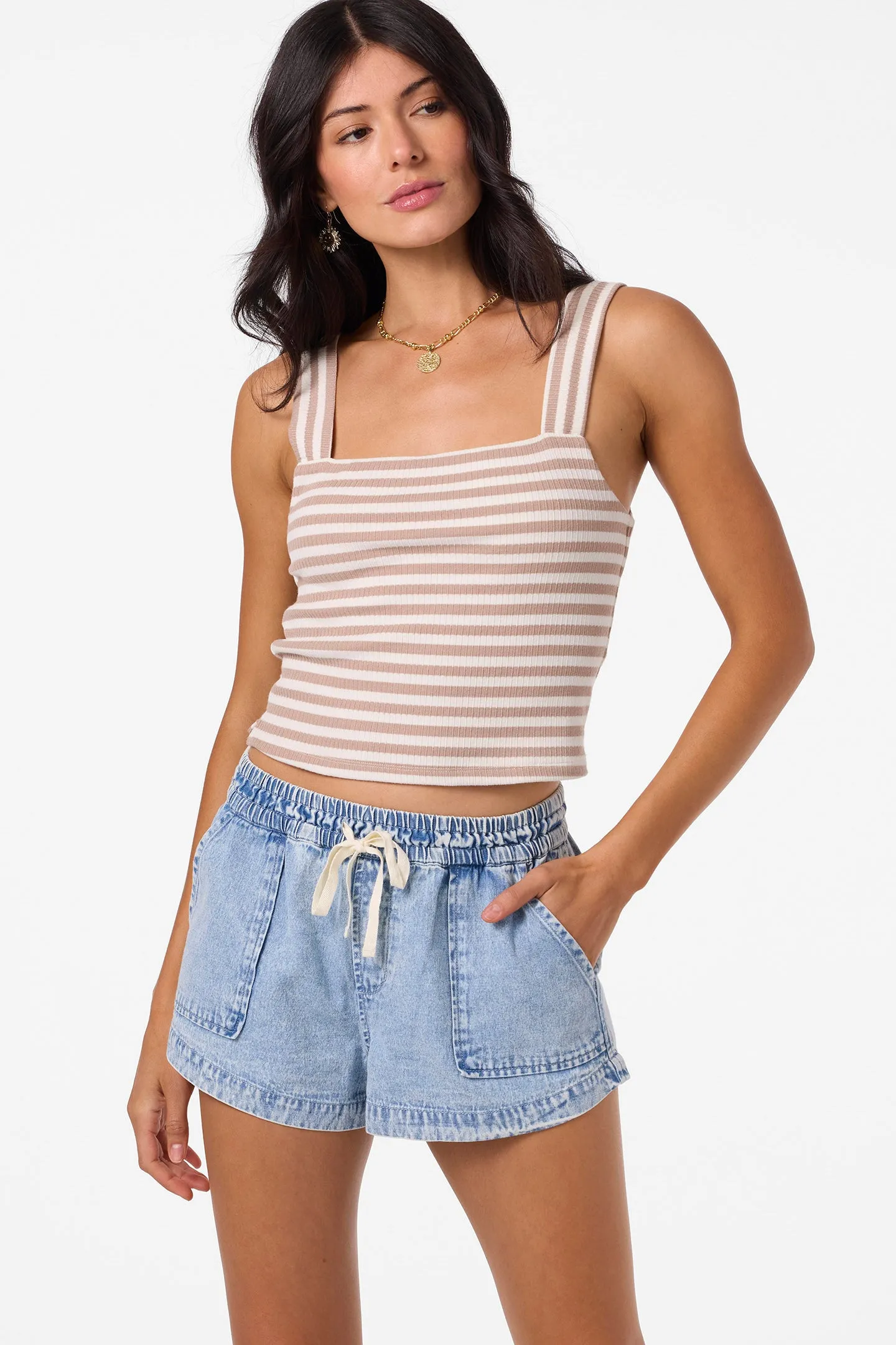 Vanessa Stripe Sleeveless Top sold by O'Neill product image thumbnail 5