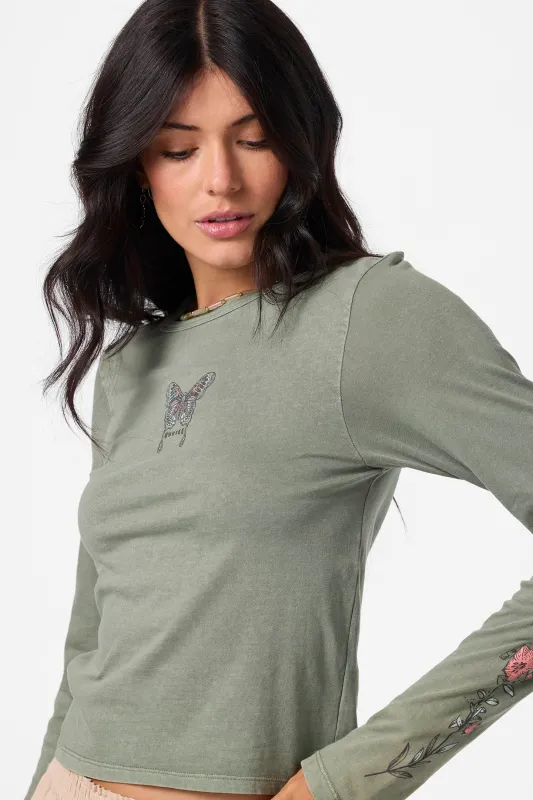 Boho Butterfly Long Sleeve Tee sold by O'Neill