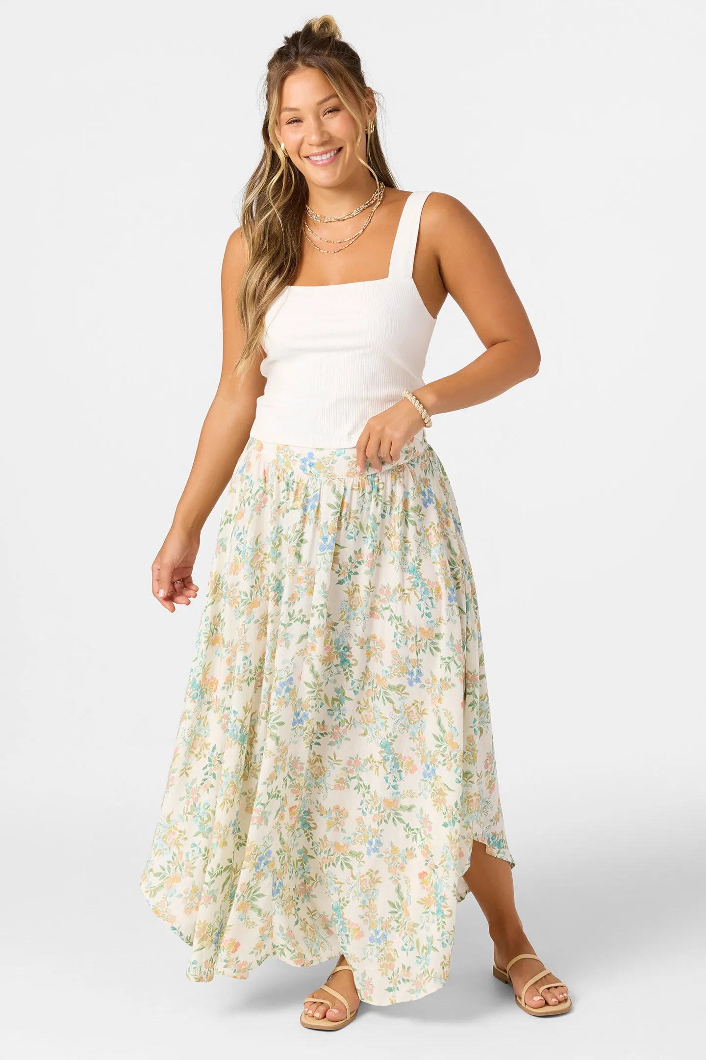 Marnie Naomi Floral Maxi Skirt sold by O'Neill
