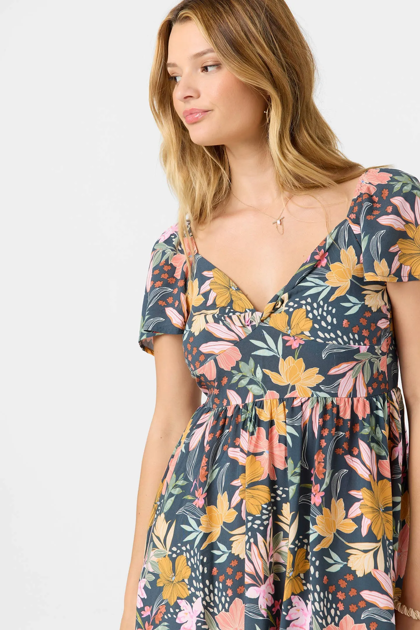 Carina Floral Short Dress sold by O'Neill product image thumbnail 4
