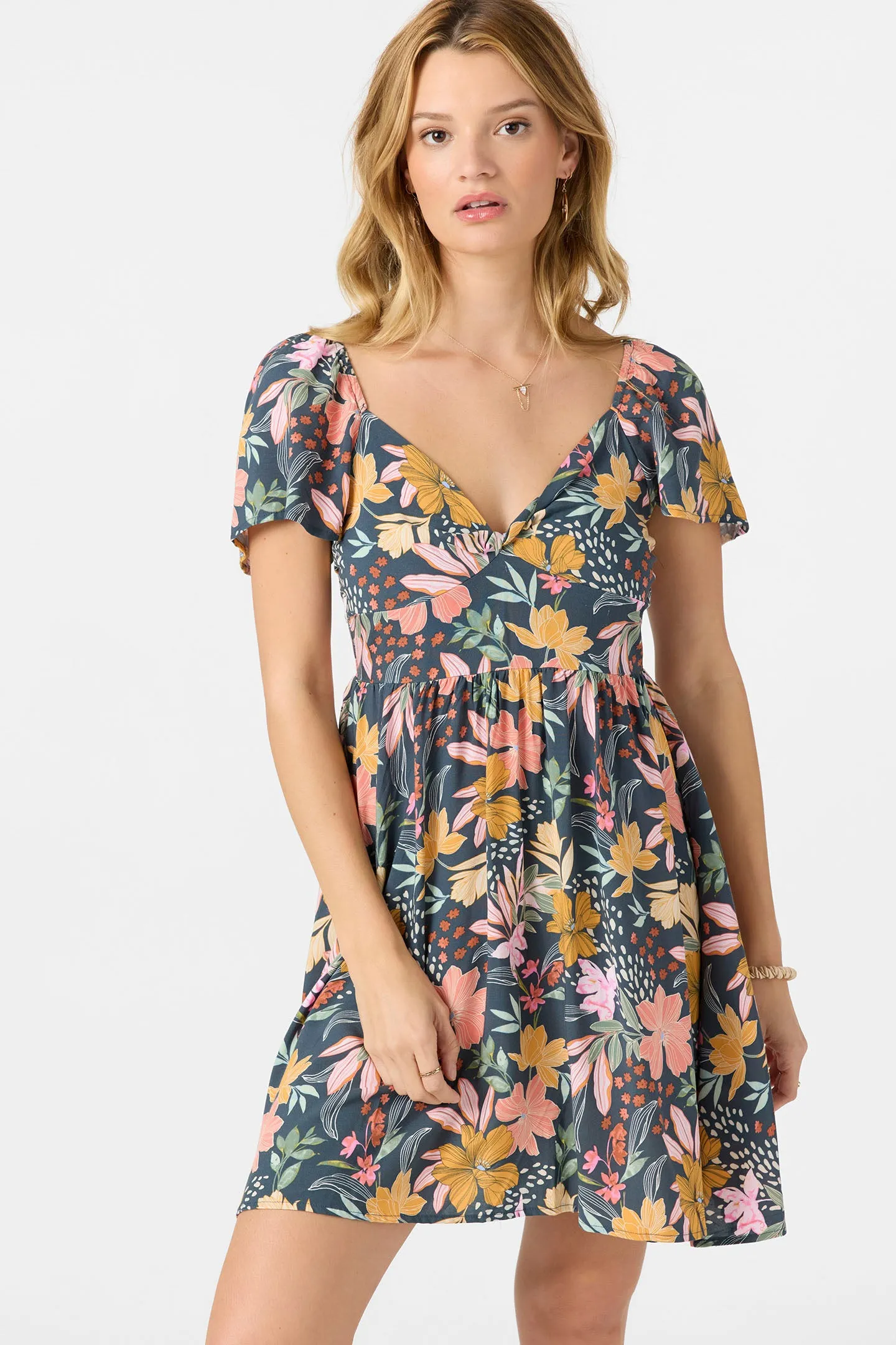 Carina Floral Short Dress sold by O'Neill