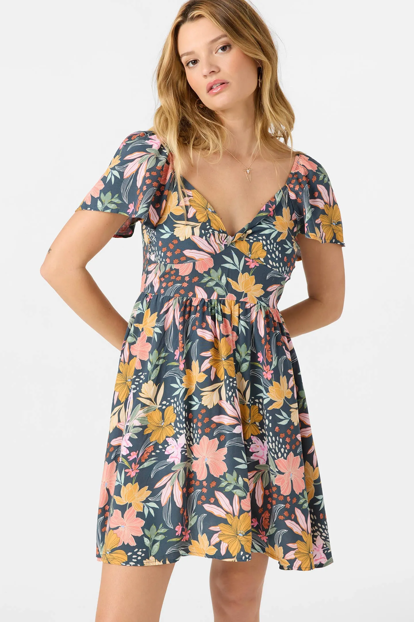 Carina Floral Short Dress sold by O'Neill product image thumbnail 5