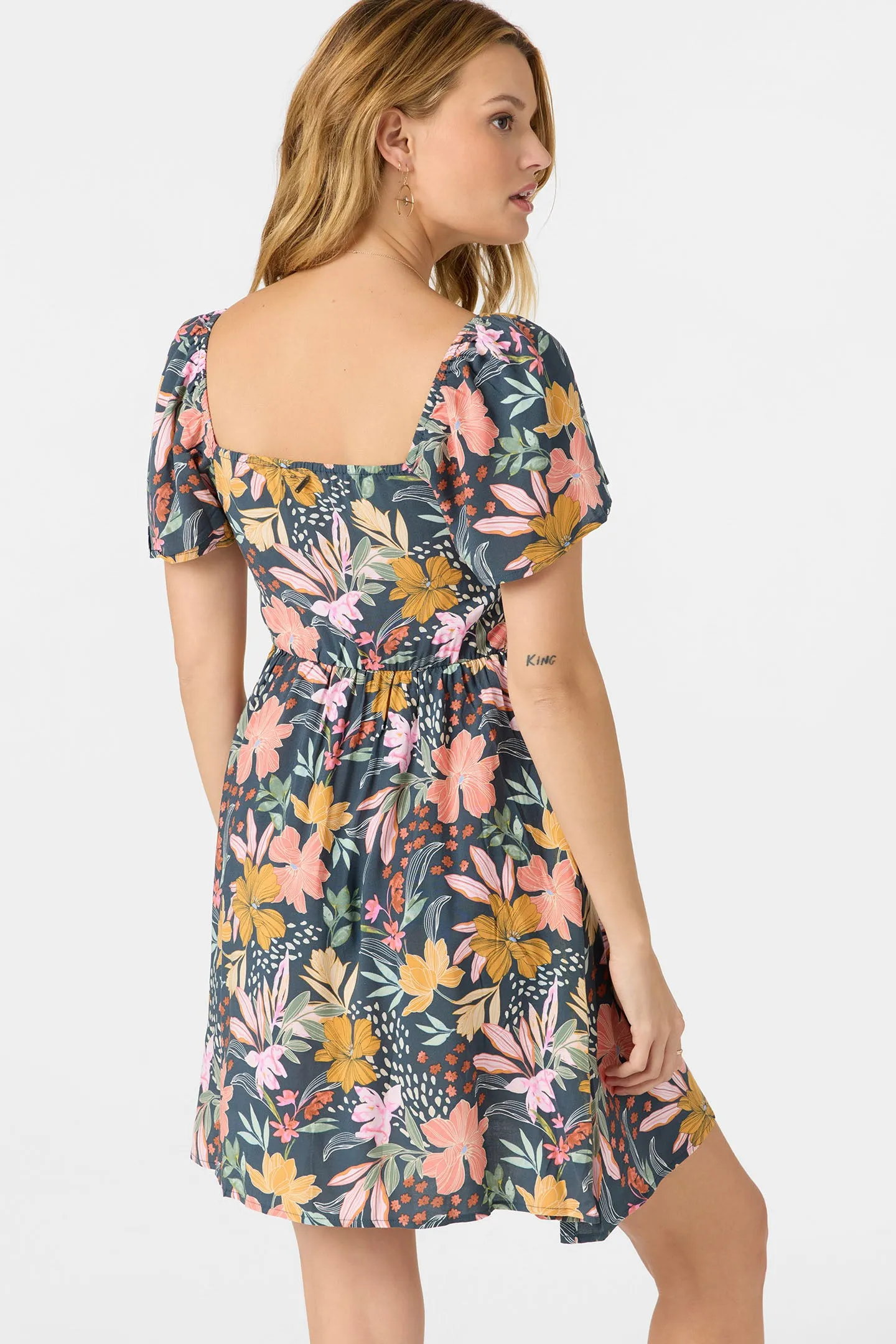 Carina Floral Short Dress sold by O'Neill product image thumbnail 2