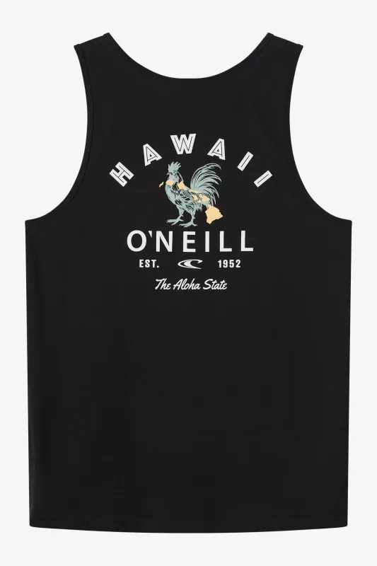 HAWAII ROOSTER STANDARD FIT TANK sold by O'Neill