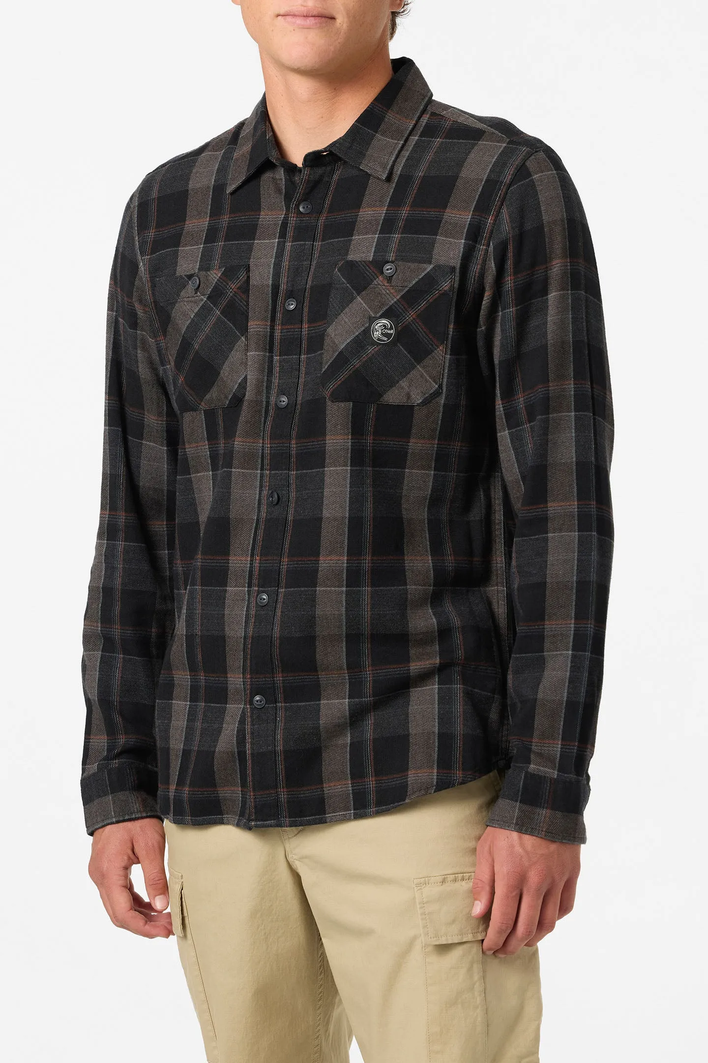 O'Riginals Clashed Flannel Standard Fit Long Sleeve Shirt sold by O'Neill product image thumbnail 3