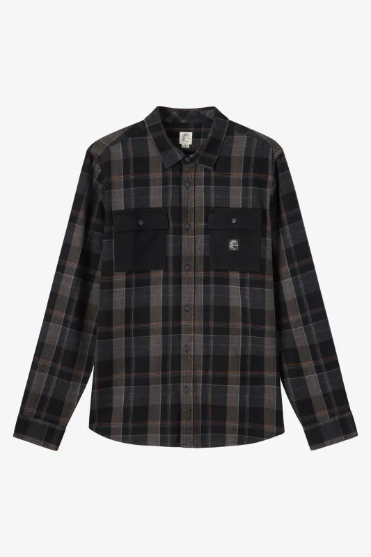 O'RIGINALS CLASHED FLANNEL STANDARD FIT LONG SLEEVE SHIRT sold by O'Neill