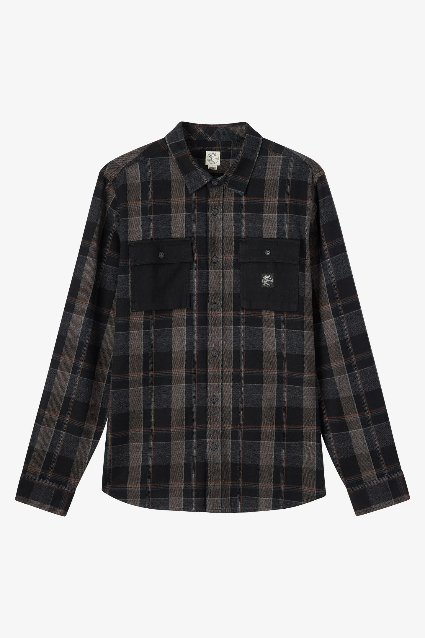 O'Riginals Clashed Flannel Standard Fit Long Sleeve Shirt sold by O'Neill
