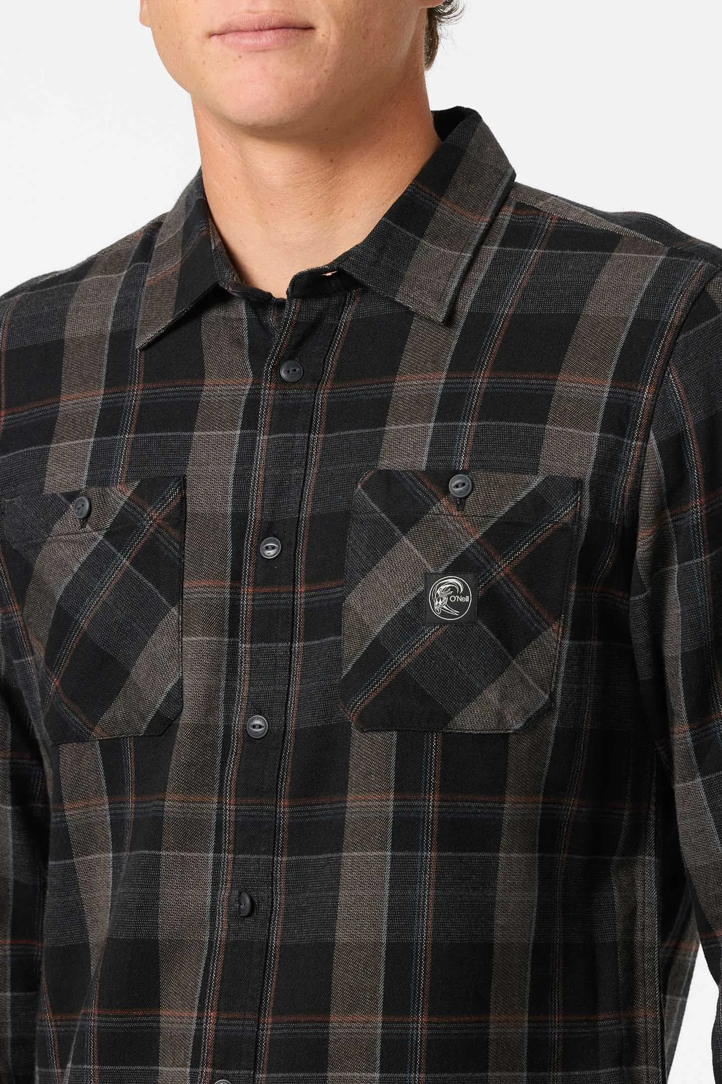 O'Riginals Clashed Flannel Standard Fit Long Sleeve Shirt sold by O'Neill product image thumbnail 4