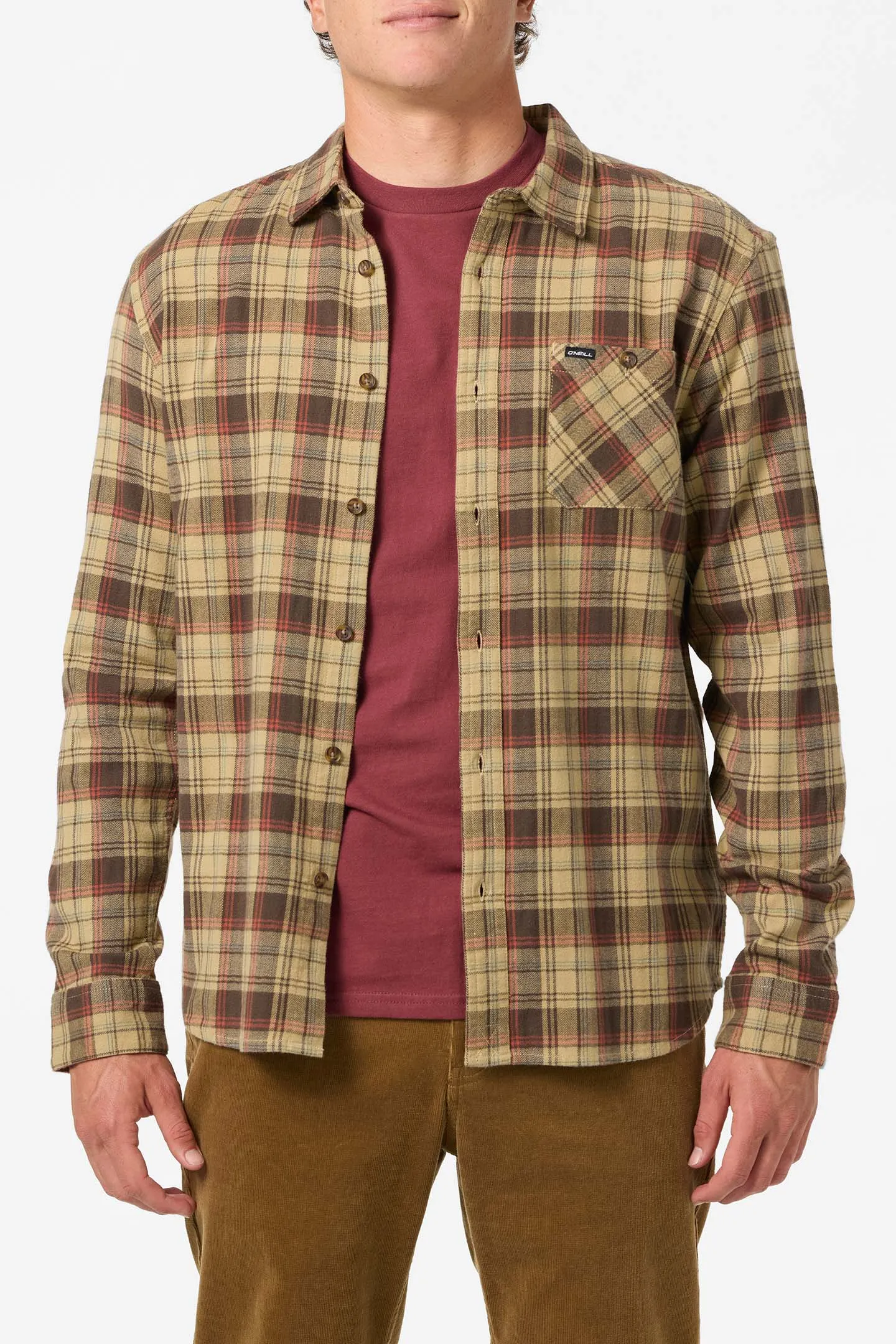 Redmond Plaid Flannel Standard Fit Long Sleeve Shirt sold by O'Neill product image thumbnail 2
