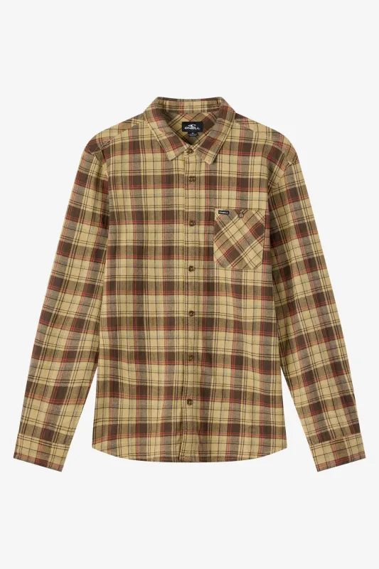 Redmond Plaid Flannel Standard Fit Long Sleeve Shirt made by O'Neill
