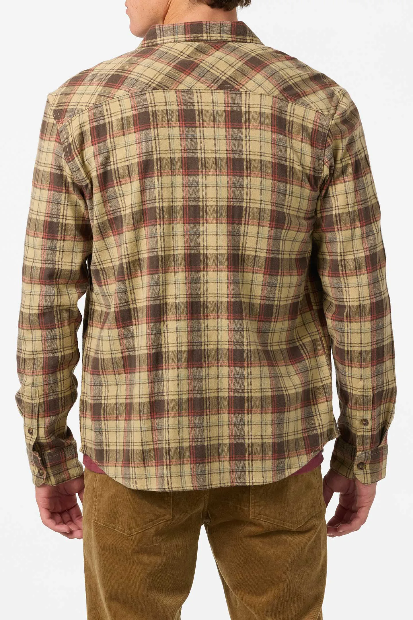 Redmond Plaid Flannel Standard Fit Long Sleeve Shirt sold by O'Neill product image thumbnail 5