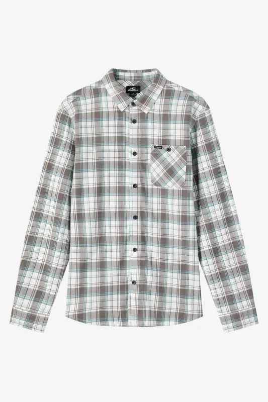 Redmond Plaid Flannel Standard Fit Long Sleeve Shirt sold by O'Neill
