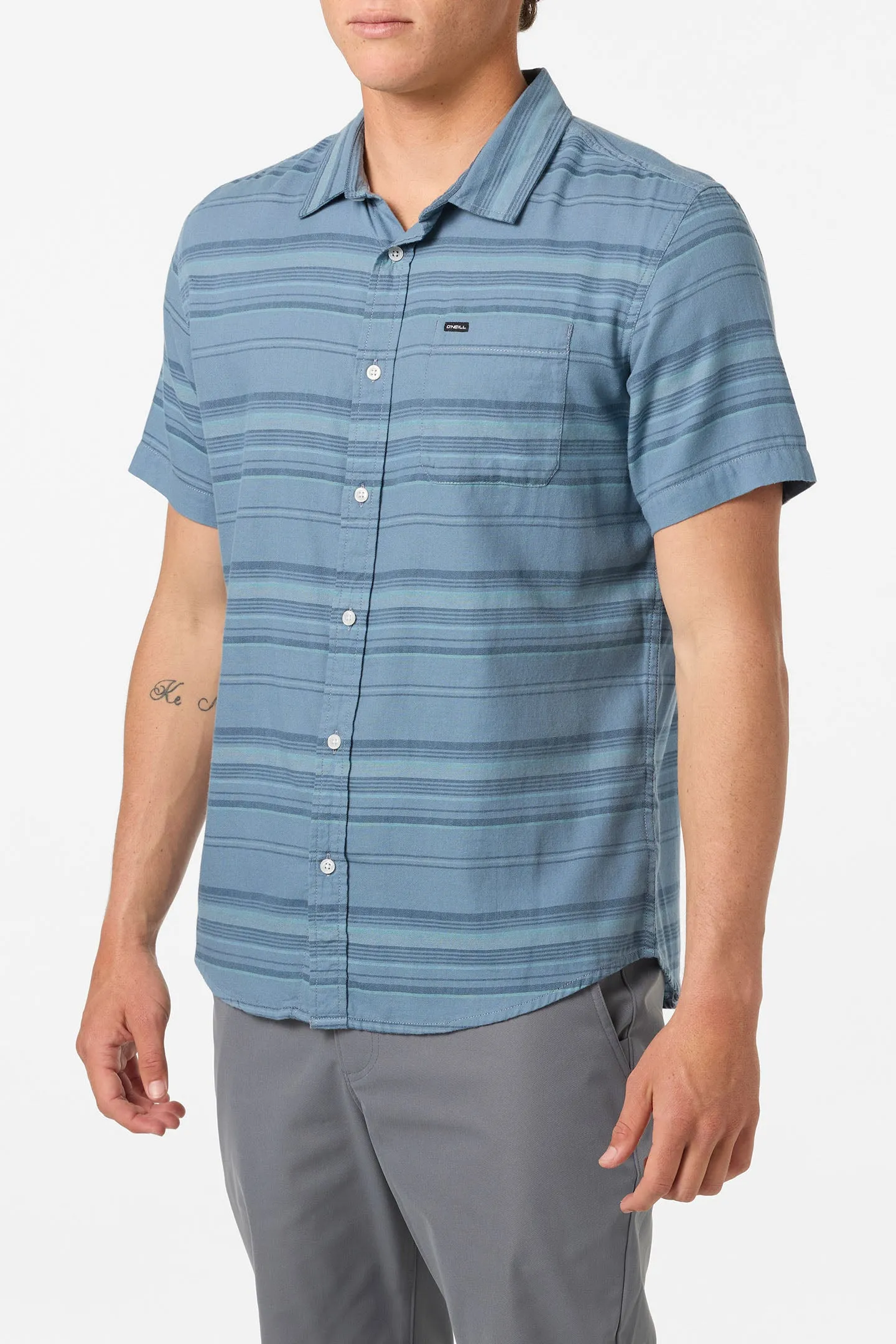 Seafaring Stripe Stretch Standard Fit Shirt sold by O'Neill product image thumbnail 3