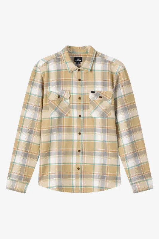 Winslow Plaid Flannel Standard Fit Long Sleeve Shirt sold by O'Neill