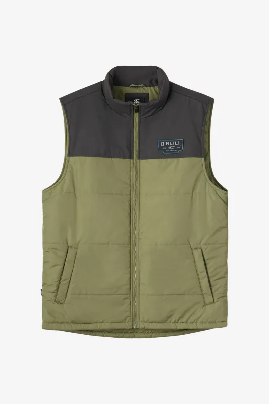VISTA QUILTED VEST JACKET sold by O'Neill