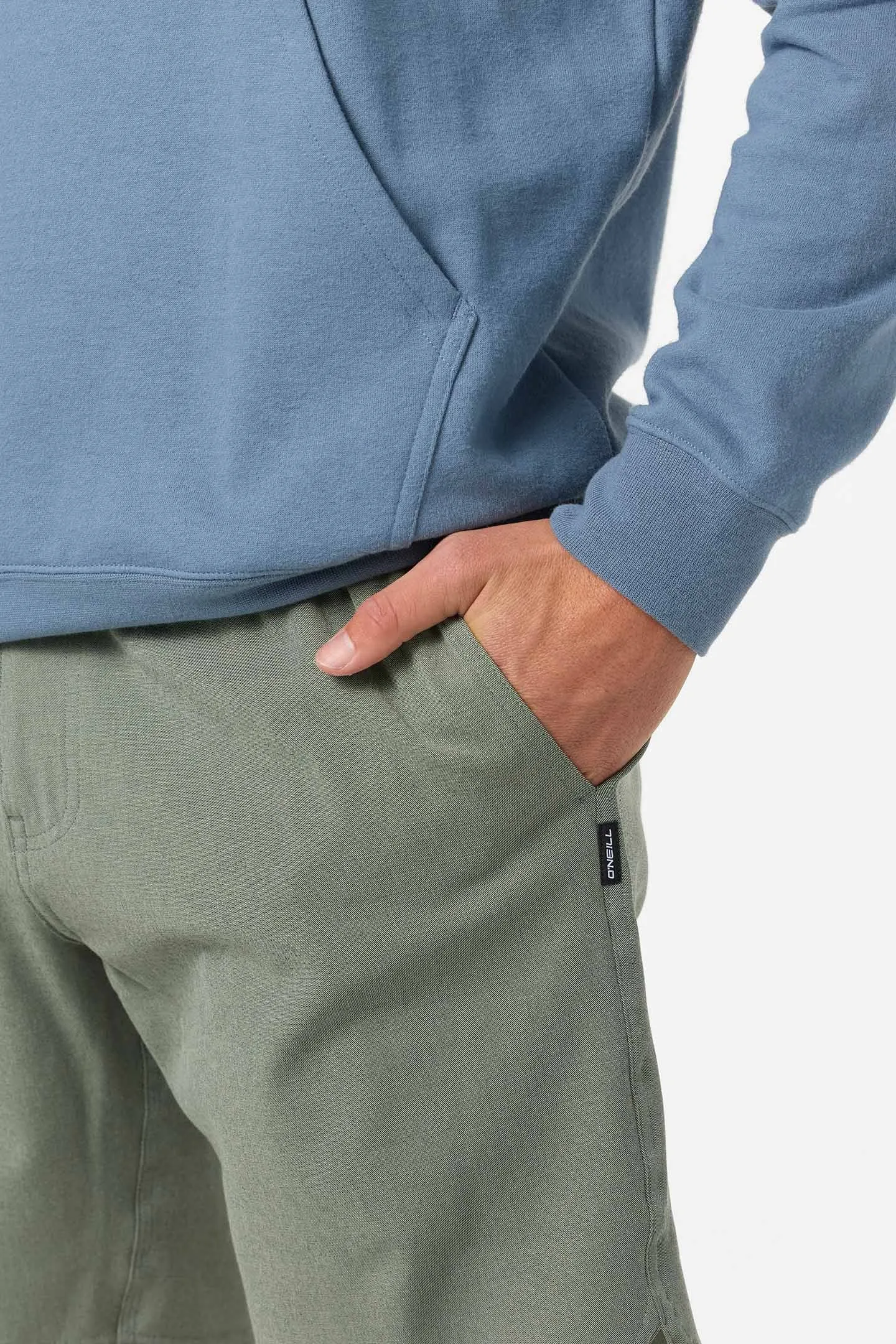 Reserve Light Check Scallop Elastic Waist 18" Hybrid Shorts sold by O'Neill product image thumbnail 5