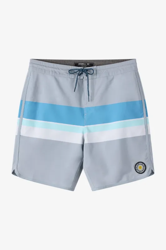 CRUZER STRIPE SCALLOP 18" BOARDSHORTS sold by O'Neill