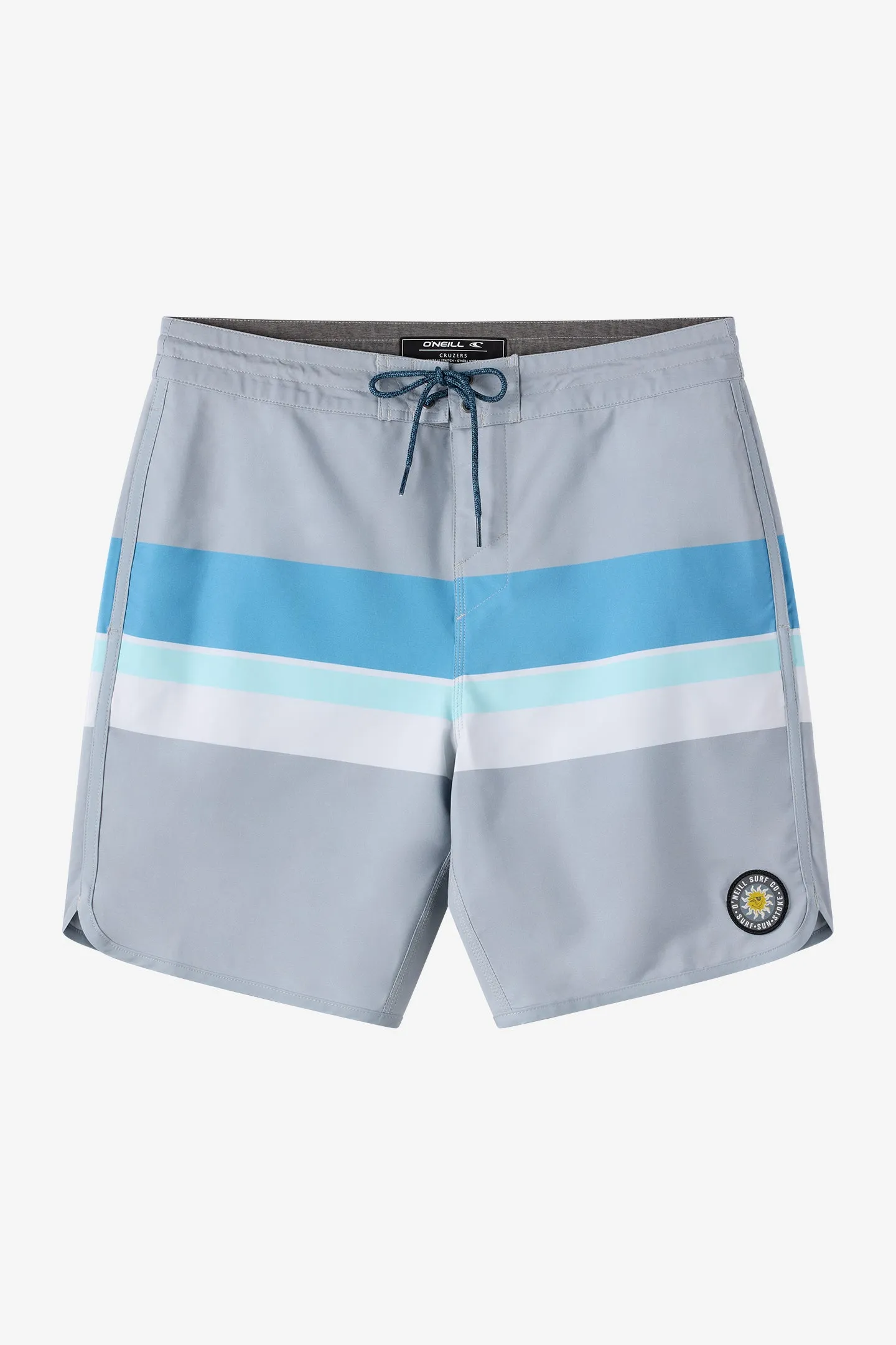 Cruzer Stripe Scallop 18" Boardshorts sold by O'Neill