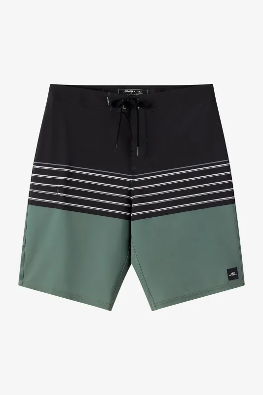 HYPERFREAK HEAT STRIPE 21" BOARDSHORTS sold by O'Neill