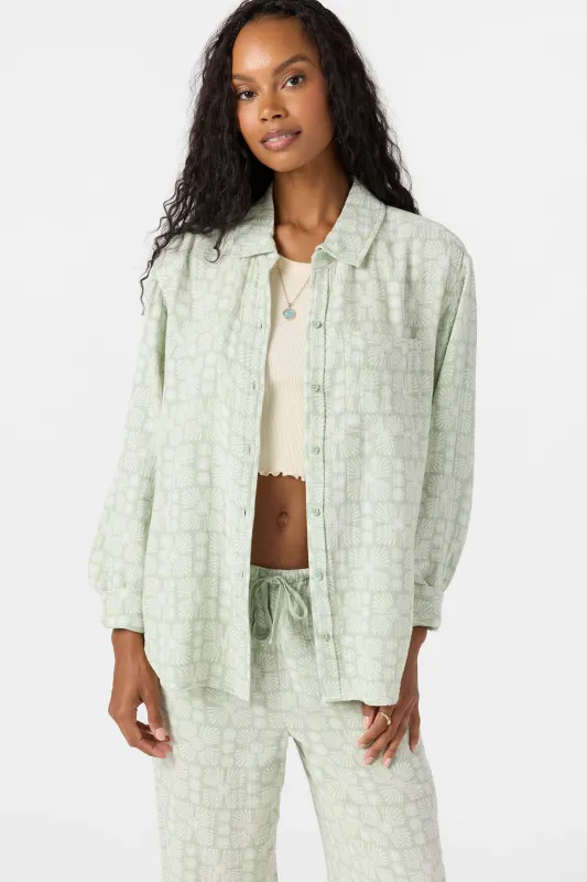 Leni Relaxed Geo Long Sleeve Top made by O'Neill